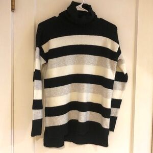 Talbot's striped turtleneck sweater, size small petite